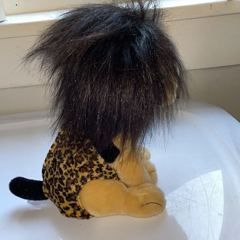 Kids of America 2009 animated Caveman lion plush/ plays‎ theme Addams  Family